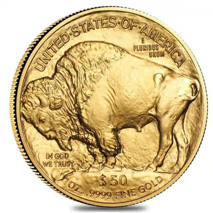 1 oz Gold American Buffalo $50 Coin BU (Random Year) - image 2