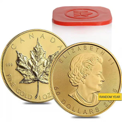1 oz Canadian Gold Maple Leaf $50 Coin (Random Year) - image 1