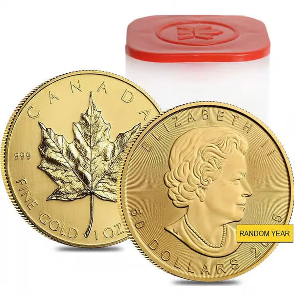 1 oz Canadian Gold Maple Leaf $50 Coin (Random Year) - image 1