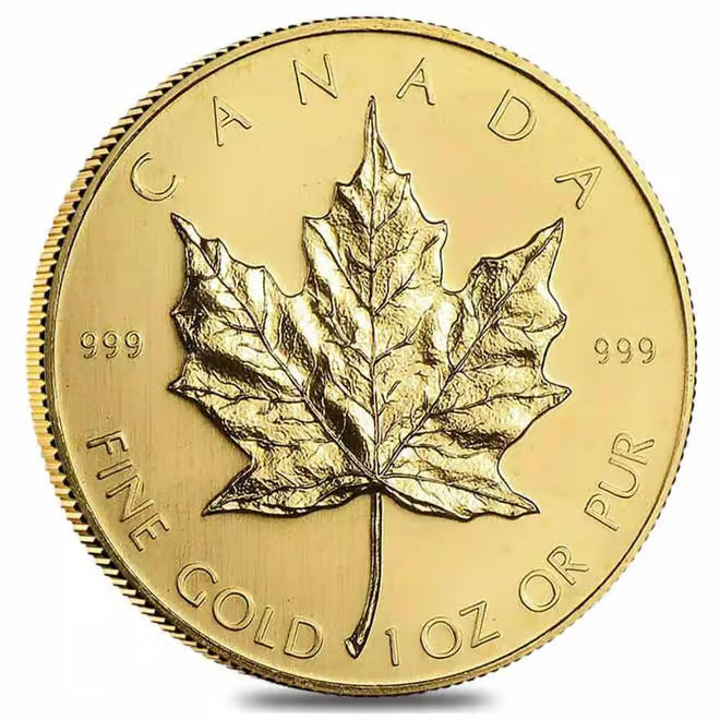 1 oz Canadian Gold Maple Leaf $50 Coin (Random Year) - image 5