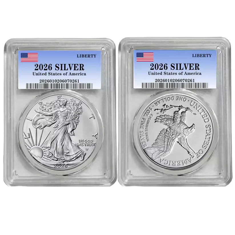 2026 1 oz Silver American Eagle $1 Coin BU - image 3